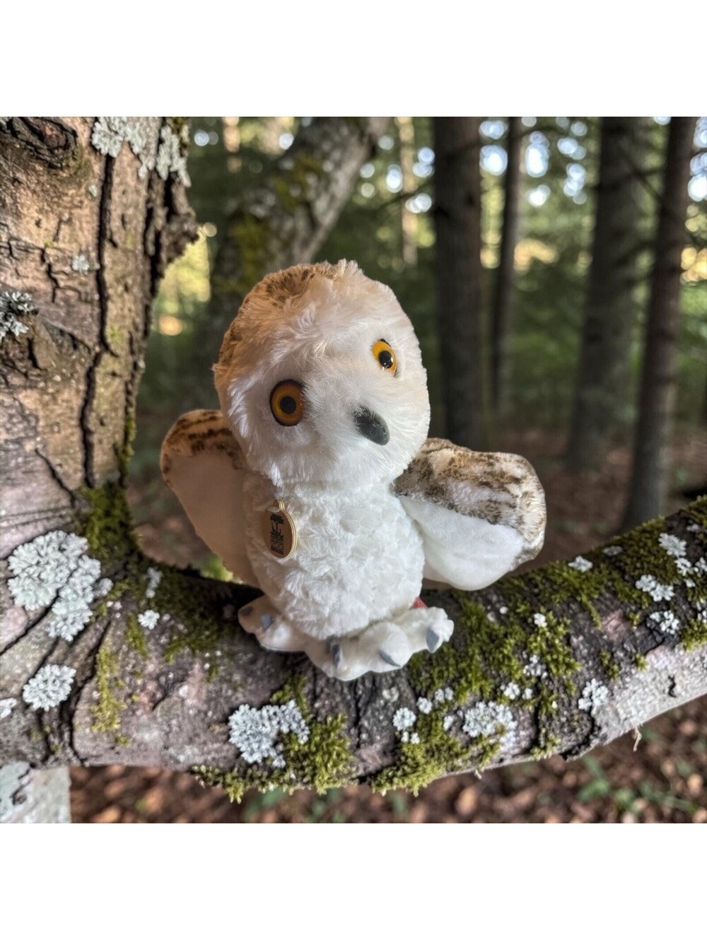 Wild Republic Snowy Owl San Francisco Zoo Edition Plush 11"H